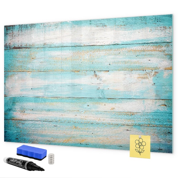 Dry erase board magnetic A colorful board for notes and photos