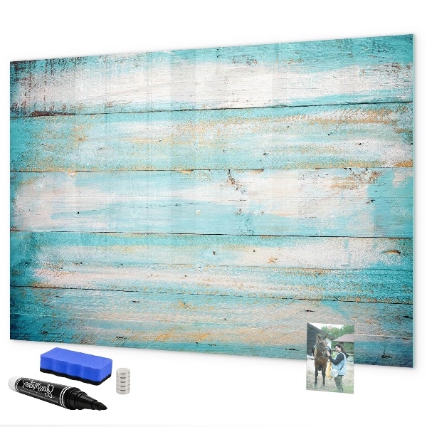 Dry erase board magnetic A colorful board for notes and photos