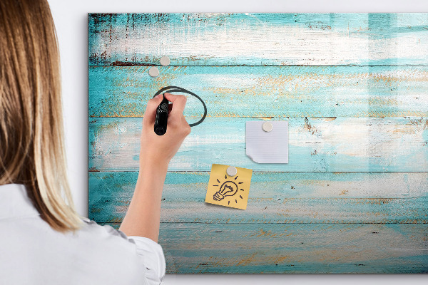 Dry erase board magnetic A colorful board for notes and photos
