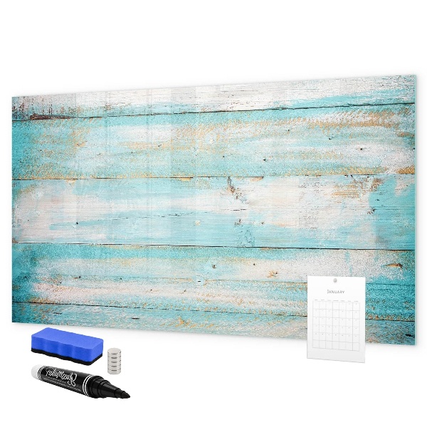 Dry erase board magnetic A colorful board for notes and photos