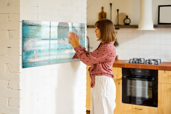 Dry erase board magnetic A colorful board for notes and photos