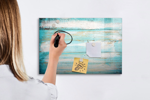 Dry erase board magnetic A colorful board for notes and photos