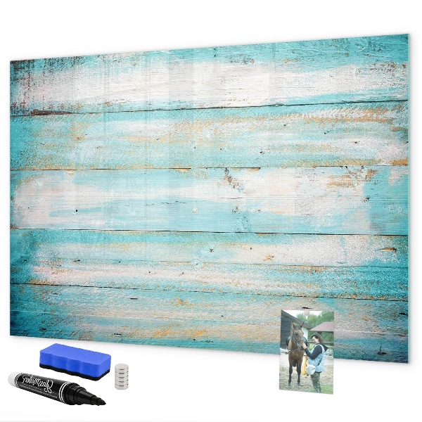 Dry erase board magnetic A colorful board for notes and photos
