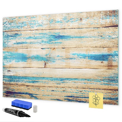 Magnetic dry erase board Stylish board for photos and notes