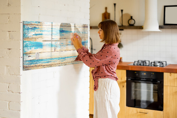 Magnetic dry erase board Stylish board for photos and notes