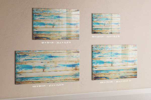 Magnetic dry erase board Stylish board for photos and notes