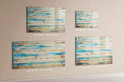 Magnetic dry erase board Stylish board for photos and notes