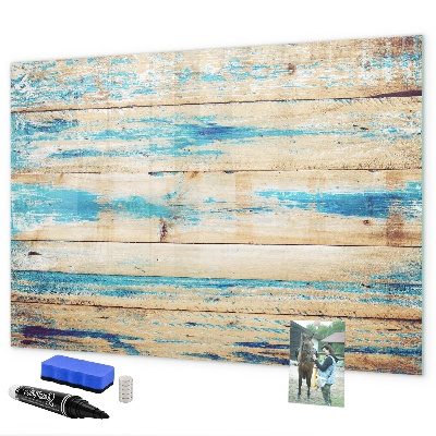 Magnetic dry erase board Stylish board for photos and notes