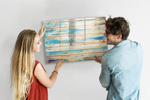 Magnetic dry erase board Stylish board for photos and notes