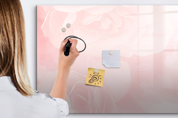 Dry erase board magnetic A board for presenting memories and photos