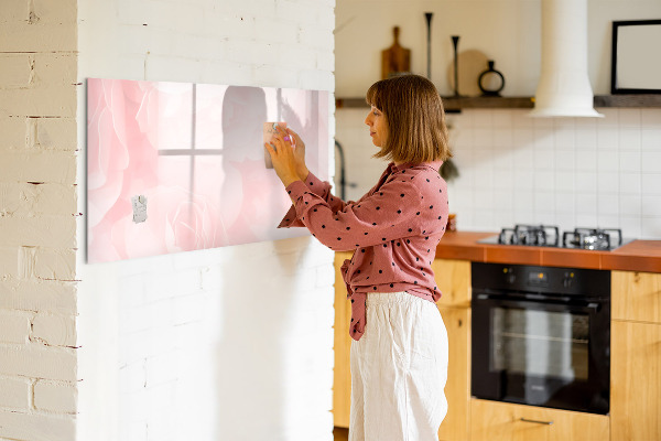 Dry erase board magnetic A board for presenting memories and photos