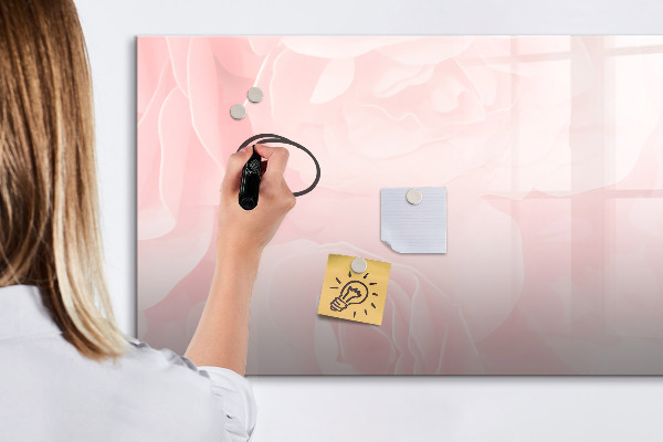 Dry erase board magnetic A board for presenting memories and photos