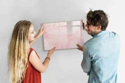 Dry erase board magnetic A board for presenting memories and photos