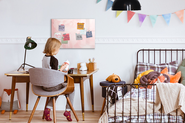 Dry erase board magnetic A board for presenting memories and photos