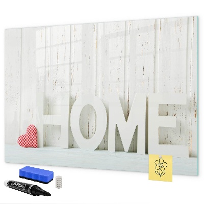 Dry erase board magnetic Wall decoration with personal memories