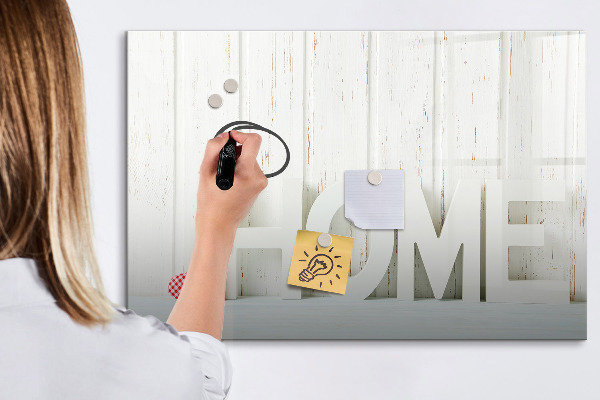 Dry erase board magnetic Wall decoration with personal memories