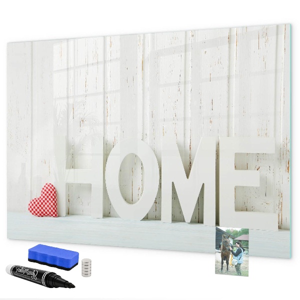 Dry erase board magnetic Wall decoration with personal memories
