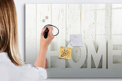 Dry erase board magnetic Wall decoration with personal memories