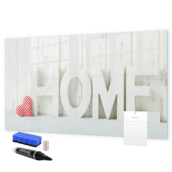 Dry erase board magnetic Wall decoration with personal memories
