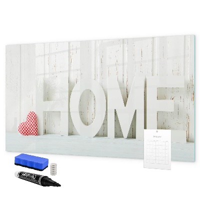 Dry erase board magnetic Wall decoration with personal memories