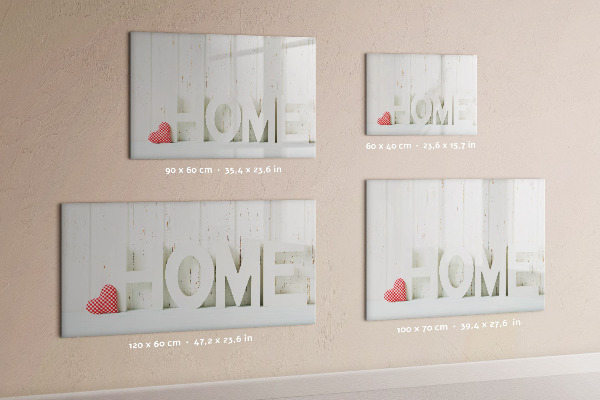 Dry erase board magnetic Wall decoration with personal memories