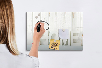 Dry erase board magnetic Wall decoration with personal memories