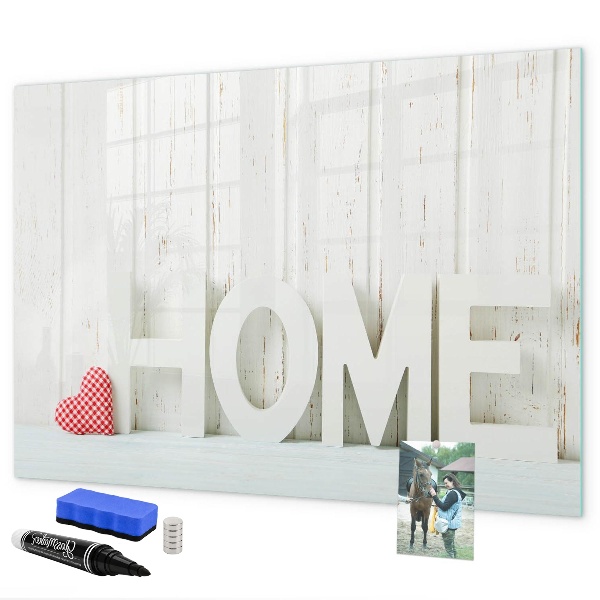 Dry erase board magnetic Wall decoration with personal memories