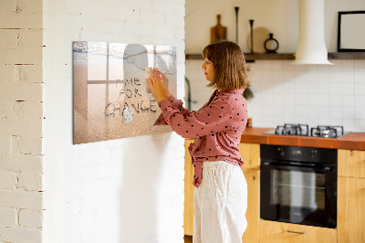 Magnetic dry erase board Time for changes and memories
