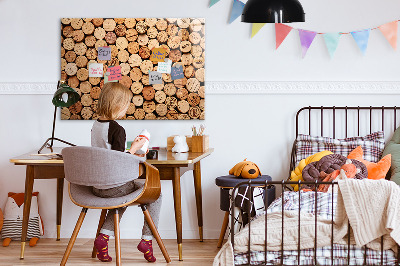 Dry erase board magnetic Wine Cork Photo Board