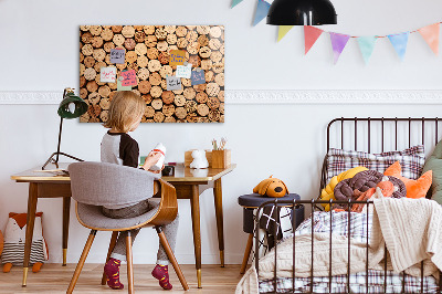 Dry erase board magnetic Wine Cork Photo Board