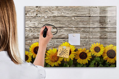 Magnetic dry erase board Creative Sunflower Flower Board