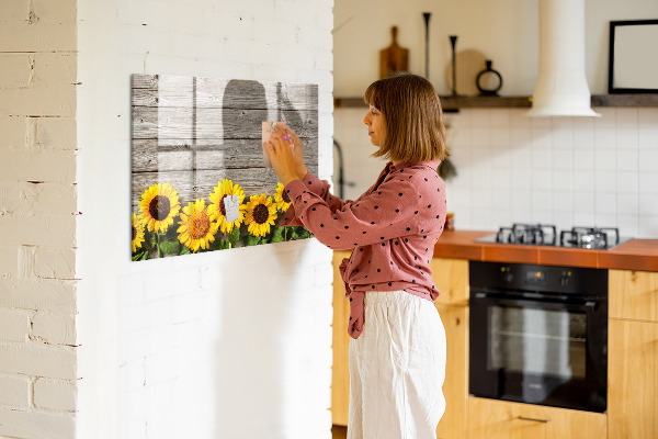 Magnetic dry erase board Creative Sunflower Flower Board