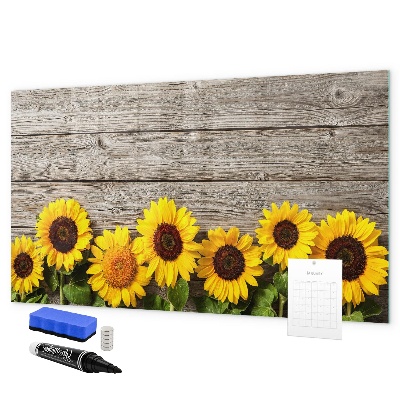 Magnetic dry erase board Creative Sunflower Flower Board