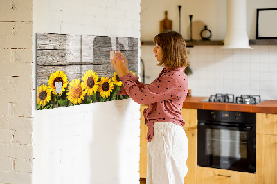 Magnetic dry erase board Creative Sunflower Flower Board