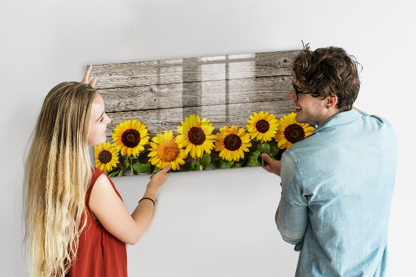 Magnetic dry erase board Creative Sunflower Flower Board