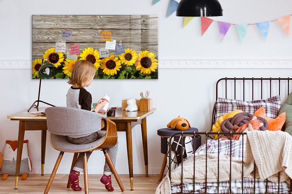 Magnetic dry erase board Creative Sunflower Flower Board