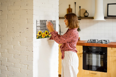 Magnetic dry erase board Creative Sunflower Flower Board