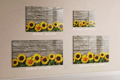 Magnetic dry erase board Creative Sunflower Flower Board
