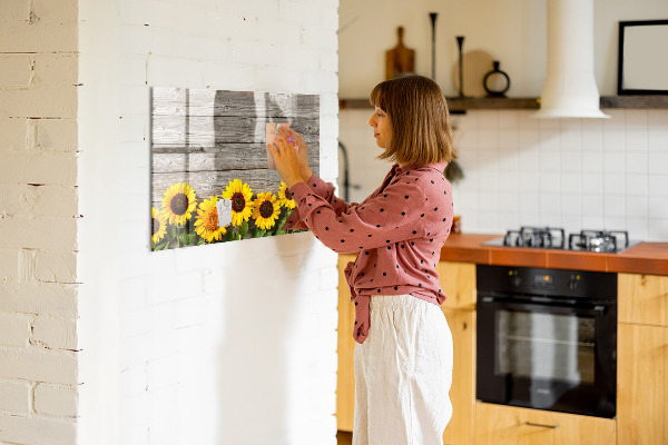 Magnetic dry erase board Creative Sunflower Flower Board