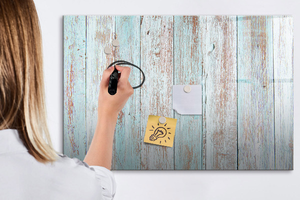 Dry erase board magnetic A board for pinning memories and notes
