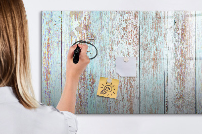 Dry erase board magnetic A board for pinning memories and notes