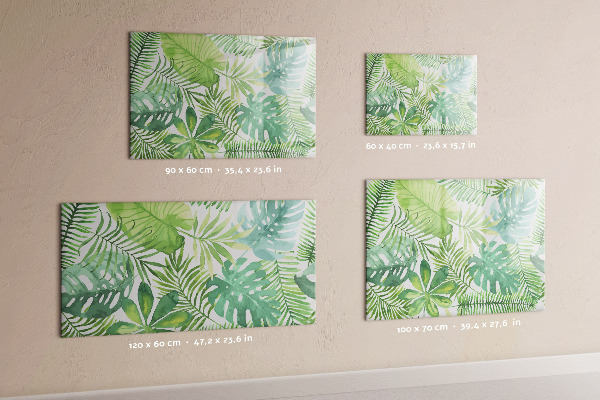 Magnetic dry erase board Green board for photos and notes