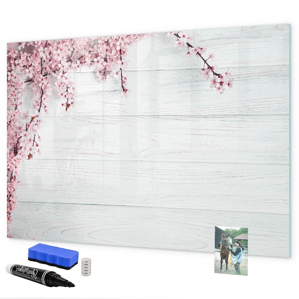 Magnetic dry erase board A creative space for presenting photos