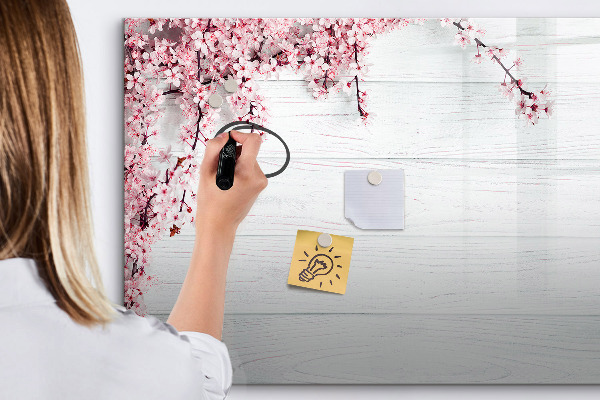 Magnetic dry erase board A creative space for presenting photos