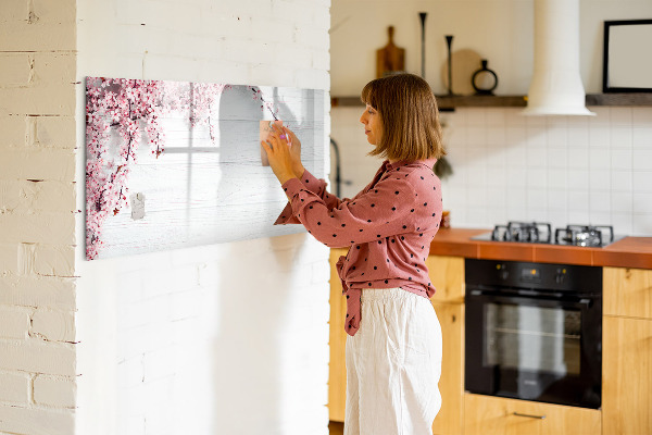 Magnetic dry erase board A creative space for presenting photos