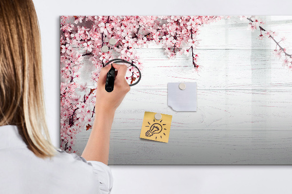 Magnetic dry erase board A creative space for presenting photos