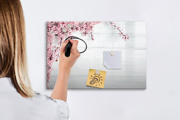 Magnetic dry erase board A creative space for presenting photos