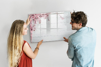 Magnetic dry erase board A creative space for presenting photos