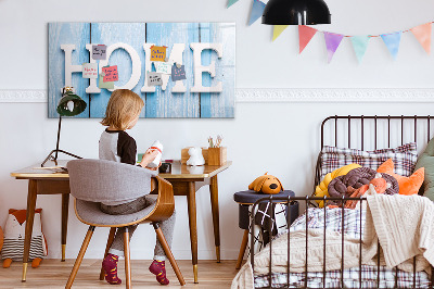 Dry erase board magnetic Wall decoration with a home theme