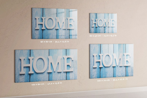 Dry erase board magnetic Wall decoration with a home theme
